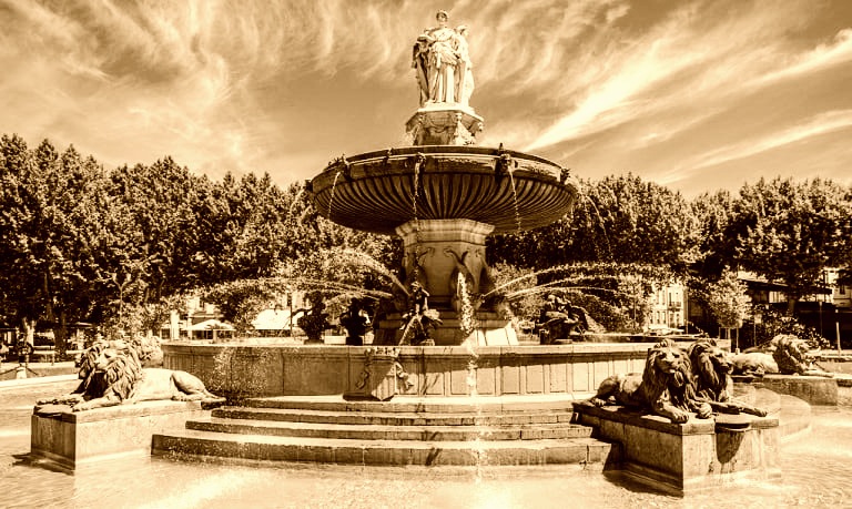 Fontaine de la Rotonde, Aix-en-Provence